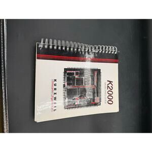 Kurzweil K2000 “Musician’s Guide” Manual – Professional Synth& Sampler